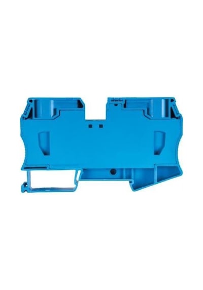 Wieland 2,5 Mm Çift Katlı Yay Baskılı Mavi Klemens - 5 Adet