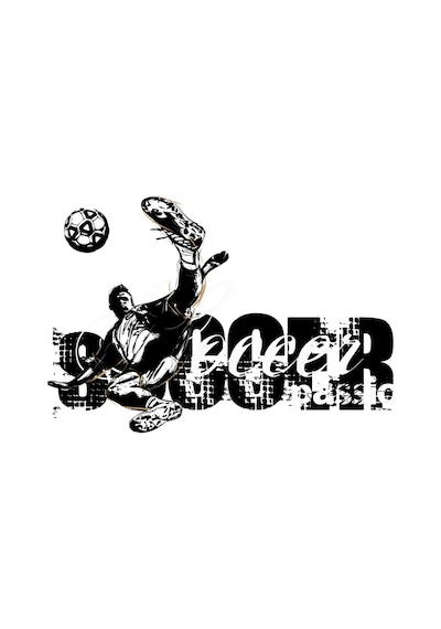 Paybuy Kadın Futbol Tutkusu Baskılı Kısa Kollu Tişört %100 Pamuk Dinamik Beyaz