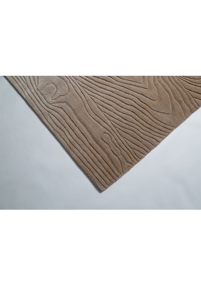 Çam Halı Emboss Jr 06 Bej Modern Desen Yeni Zellanda Yünü Ve Viskon El Dokuması Halı - 130x190 Bej