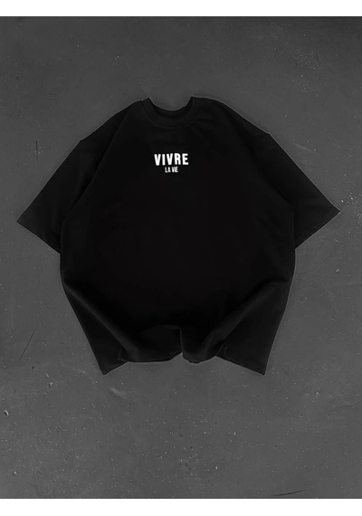Barlashive Erkek Ön Ve Arka Baskılı T-shirt Kısa Kol Bisiklet Yaka Regular Fit Tişört - Siyah Çok Renkli Barlashive Erkek Ön Ve Arka Baskılı T-shirt Kısa Kol Bisiklet Yaka Regular Fit Tişört - Siyah Çok Renkli
