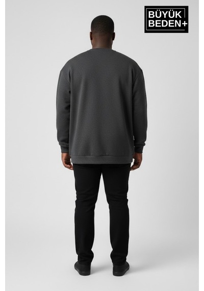 Süperlife Erkek Büyük Beden New York Baskılı Bisilet Yaka İnce Sweatshirt Spr26bsw956-5 Antrasit Süperlife Erkek Büyük Beden New York Baskılı Bisilet Yaka İnce Sweatshirt Spr26bsw956-5 Antrasit