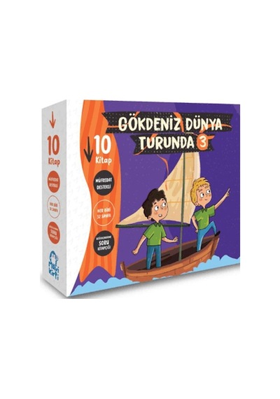 Gökdeniz Dünya Turunda 3 - 2. Sınıf Hikaye Seti 10 - Kyut-753398