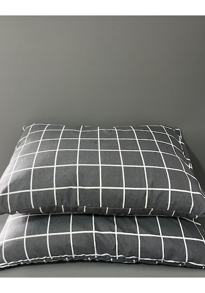 Pamuklu 2 Adet Fermuarlı 50x70 Yastık Kılıfı