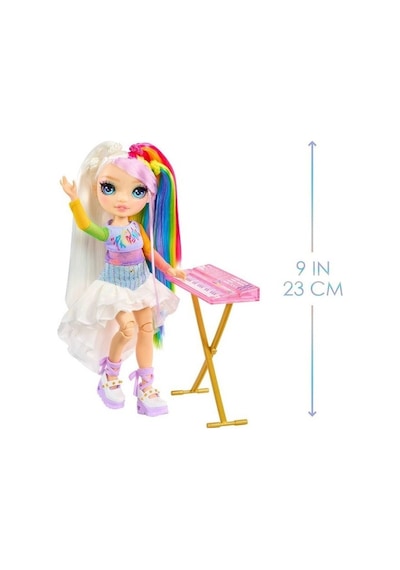 Rainbow High Jr High Rock Grubu Moda Bebek Serisi Skyler, Sunny, Bella Ve Amaya, Müzik Aksesuarlarıyla 62854406