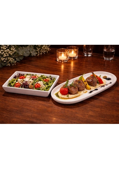 Tr Beyaz Seramik Sunum Tabağı Seti 6'li, Beyaz, Seramikleri, Modern Tasarım, 6 Parça, 3 Oval 3 Kare Tabak, Parlak Y Diğer Tr Beyaz Seramik Sunum Tabağı Seti 6'li, Beyaz, Seramikleri, Modern Tasarım, 6 Parça, 3 Oval 3 Kare Tabak, Parlak Y Diğer