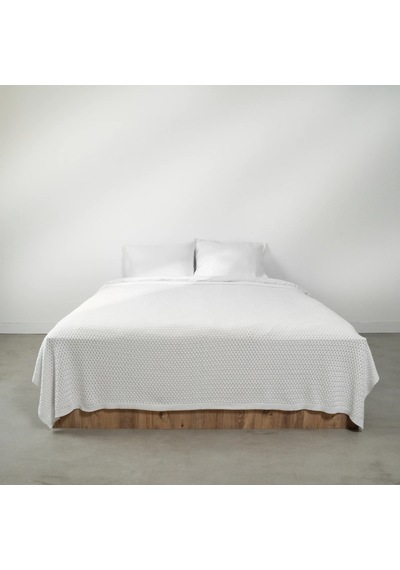 Novah Triko Çift Kişilik Battaniye Beyaz 200x220 Cm Diğer