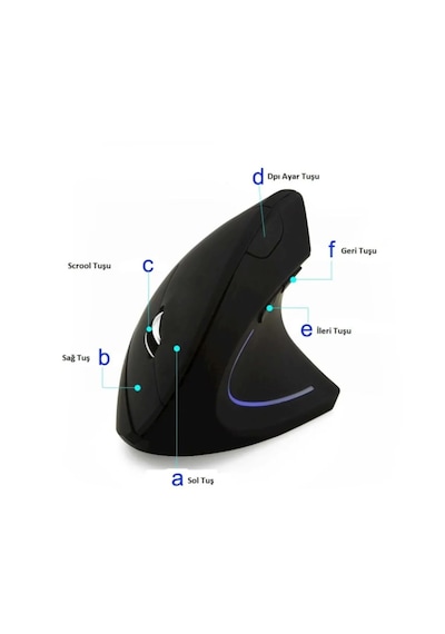 Kenly JSY-1 Kablosuz Ergonomik Dikey Mouse
