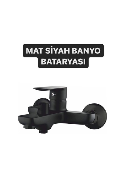 Boheme Fleko 3lü Set Siyah Duş Seti, Siyah Banyo Ve Lavabo Bataryası Diğer
