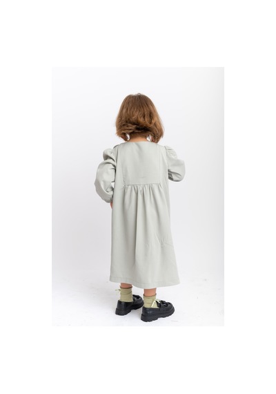Cigit Papatya Tencel Elbise 2-7 Yaş Mint Yeşili Mint Yeşili