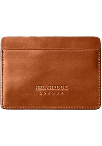 Helmbrook London Elton Erkek Taba Plus Color Deri İnce Tasarım Çok Bölmeli Rfid Korumalı Kartlık Taba