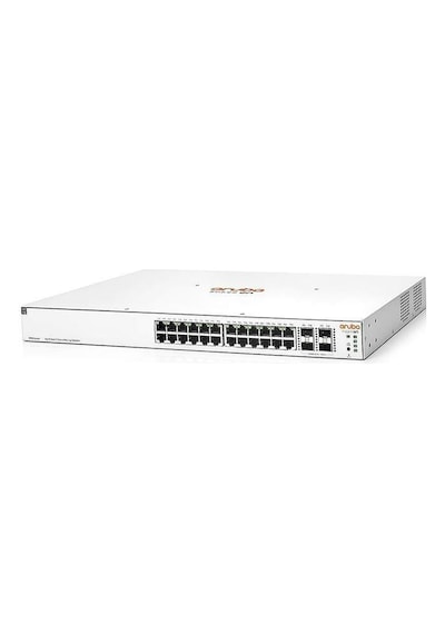 Hp Aruba Instant On, Jl684b, 1930-24g, 24port, Gigabit, Poe 370w, 4 Port Gigabit Sfp, Yönetilebilir, Rack Mount Switch