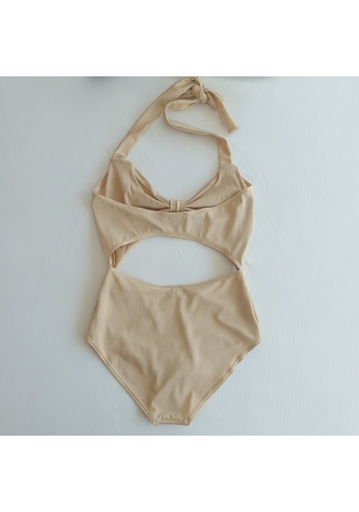 Bonbon Kadın Gold Renk Mayokini Bb2504 Desenli