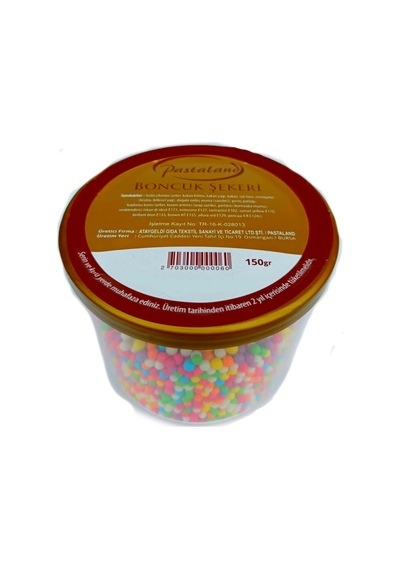 Pastaland Karışık Renkli Boncuk Şeker 150 Gr