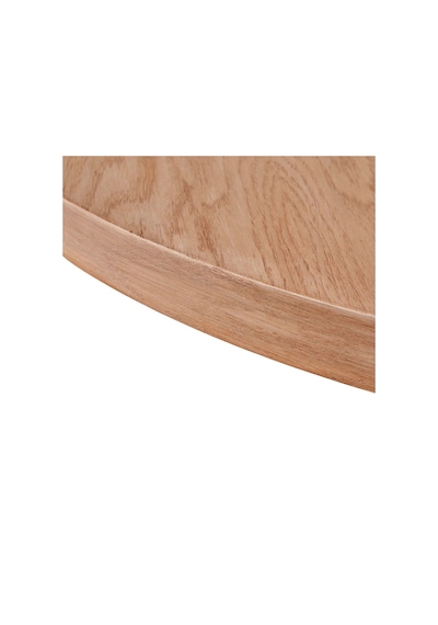 Ravello Baba Ayak Sabit Masa 90x90 Beyaz - Meşe Ravello Baba Ayak Sabit Masa 90x90 Beyaz - Meşe