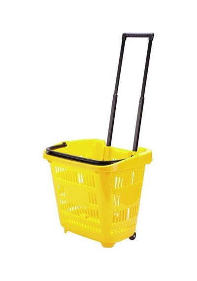 Rafburada Rafburada®40Lt Saplı Plastik Alışveriş, Market, Çamaşır Sepeti