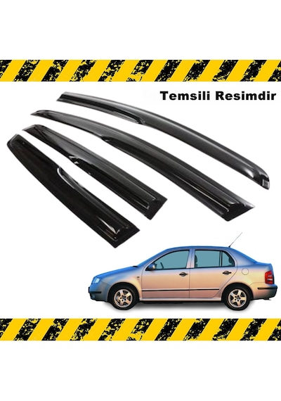 Skoda Fabia Mügen Cam Rüzgarlığı Sedan 2000-2009 Arası 4 Lü N11.13371
