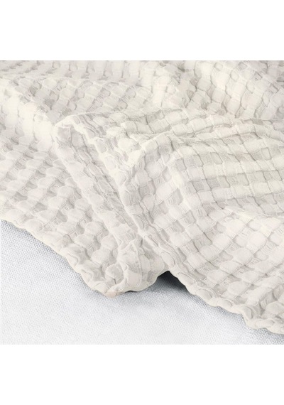 %100 Pamuk Waffle Desen Çift Kişilik Pike Yatak Örtüsü 200x230 Battaniye Çok Amaçlı Örtü Diğer