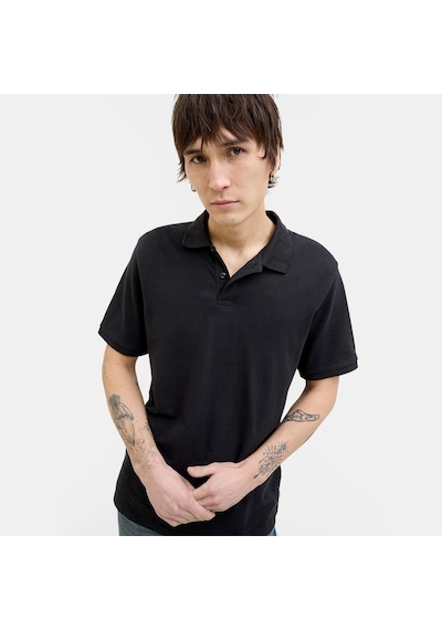 Jack & Jones Jjkane Polo Ss Erkek T-shirt-32816 Siyah