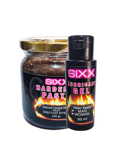 Sixx Lubricant Kayganlaştırıcı Jel 60 Ml Herbal Paste Doğal Macun 240 Gr