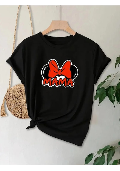 Efnaz Style Anneler Günü Hediye Anne Temalı Baskılı Oversize Bisiklet Yaka T-shirt - Siyah Efnaz Style Anneler Günü Hediye Anne Temalı Baskılı Oversize Bisiklet Yaka T-shirt - Siyah