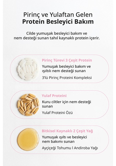 Pirinç Proteini İçeren Cilde Parlaklık Kazandıran Nemlendirici Serum Mıdha Rice Protein Milky Serum