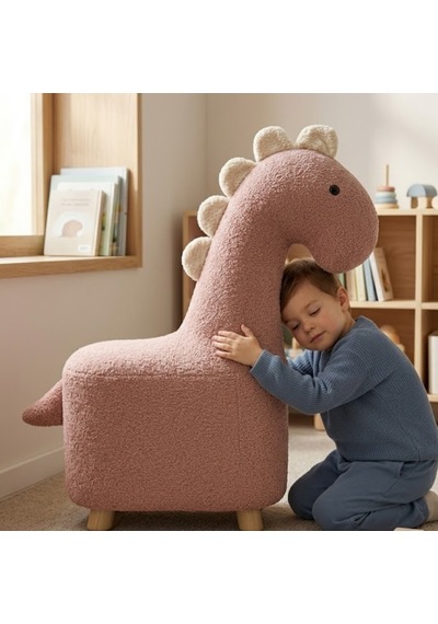Argimo Rexy Dinozor Bebek Çocuk Odası Puf Pembe