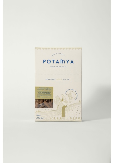 Potamya Yeşil Mercimek Rigatoni Makarna 240 G