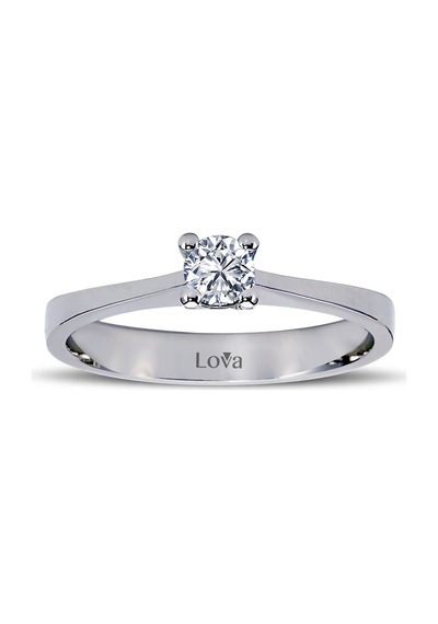 Lova D Renk 0,22 Karat Pırlanta Tektaş Yüzük - 1050040