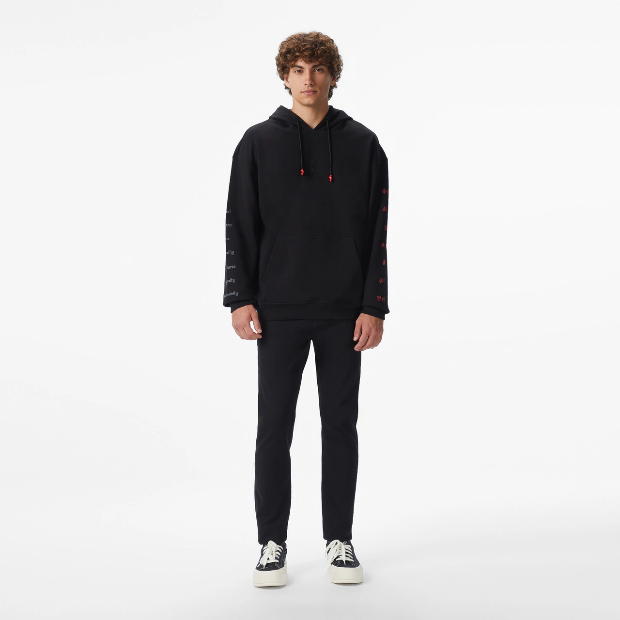 Unıted4 X Monkey Project 7 Rules Unisex Siyah Sweatshirt U4xmph2 Siyah
