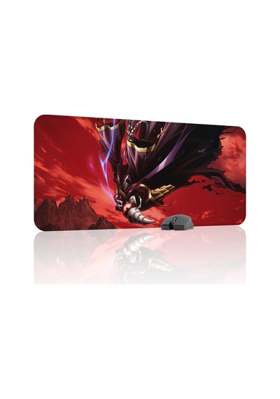 Overlord Kaymaz Dikişli Kauçuk Oyuncu Mousepad V1 - 90x40 Xxl Gaming Mouse Pad Fare Altlığı