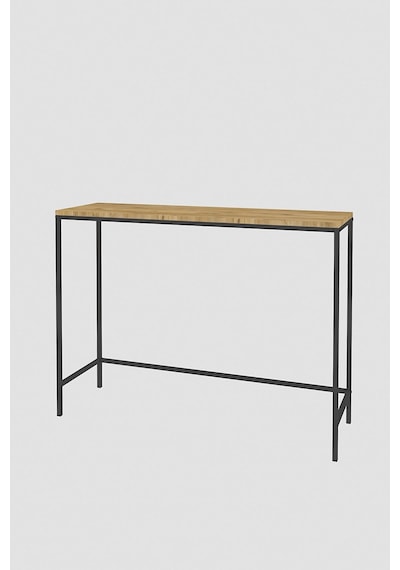 Canvas Meşe Metal Dresuar Siyah