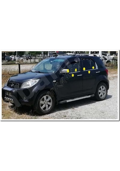 Db Chrome Daihatsu Terios Cam Çıtası Nikelajı 2006-2017 4 Parça P