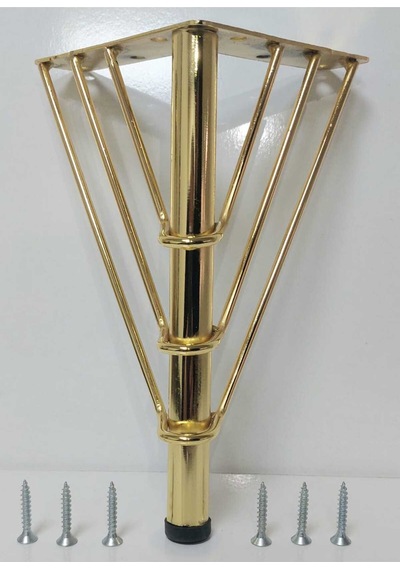 20 Cm Gold Metal Telli Mobi Lya Ayaği 4 Adet Metalik