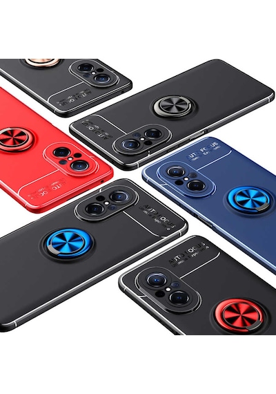 Zore Huawei Nova 9 Se Kılıf Msra Ravel Silikon Kapak - Siyah Siyah