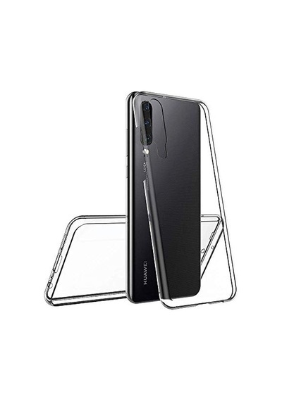 Ayrex Huawei P30 İçin Kılıf 6 Tarafı Tam Full Koruma 360 Clear Soft Şeffaf P30 İle Uyumlu Kılıf - Şeffaf Diğer
