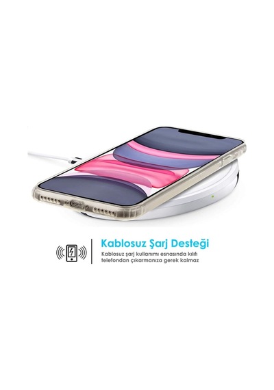Apple Uyumlu iPhone 13 Promax Kılıf Kamera Korumalı Tıpalı Şeffaf Silikon Kapak