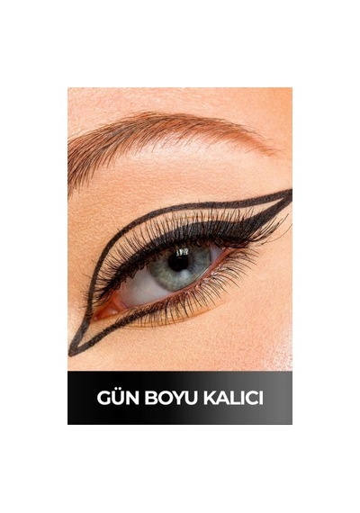 Yaprak Figürlü Eyeliner Çok Renkli