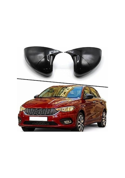 Fiat Egea Batman Yarasa Ayna Kapağı Piano Black / 2015 Ve Sonrası