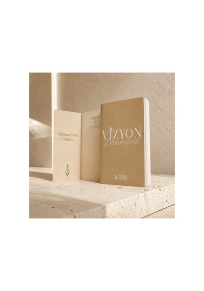 Vizyon & Manifest Defteri 114 Sayfa Hedef, Niyet Ve Manifest Defteri Bej - 914606270 Bej