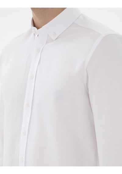 Pierre Cardin Erkek Beyaz Gömlek Desenli 50304764-vr013 Beyaz