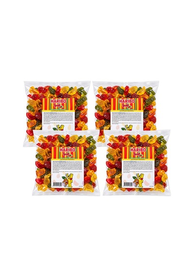 Haribo Tropi Mix 475 Gr Meyve Aromalı Yumuşak Şeker X 4 Adet
