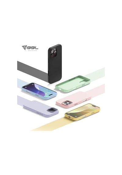 Apple iPhone Uyumlu Kılıf İnce Sıvı Silikon 3 Katmanlı Tam Kaplamalı Yumuşak Jel Kauçuk Kılıf Kapak, Mat Lila Apple iPhone Uyumlu 16 Diğer