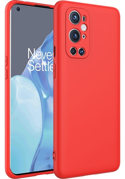 One Plus 9 Pro Kılıf Tchs Mara Lansman Kapak - Kırmızı Kirmizi