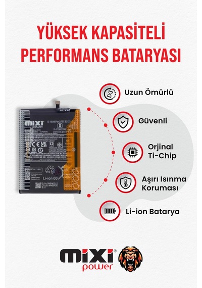 Xiaomi Poco M3 / Redmi 9t / Redmi Note 9 4g Uyumlu Yüksek Kapasiteli Batarya 1 Yıl