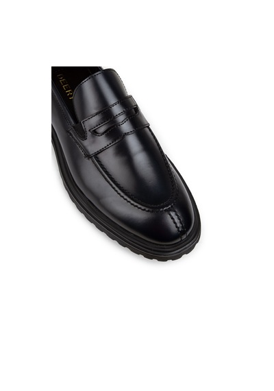 Deery Hakiki Deri Lacivert Loafer Erkek Ayakkabı - 01878mlcve01 Lacivert