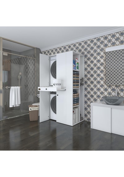 Kenzlife Çamaşır-Kurutma Makinesi Dolabı Ahi Evran Sağ Byz 187 090 60 Çekmeceli Banyo Çok Renkli Kenzlife Çamaşır-Kurutma Makinesi Dolabı Ahi Evran Sağ Byz 187 090 60 Çekmeceli Banyo Çok Renkli