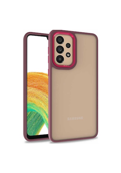 Zore Galaxy A32 4g Kılıf Nvth Flora Kapak - Kırmızı
