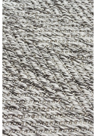 Eko Halı Ventura Vnt 2704 Grey Bordür Grey Sisal Görünümlü İç Ve Dış Mekan Uyumlu Hav Vermeyen Moder