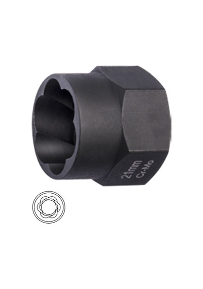 Ceta Form 1/2" Spiral Lokma Anahtar (Aşınmış Civatalar İçin)  - 27 mm