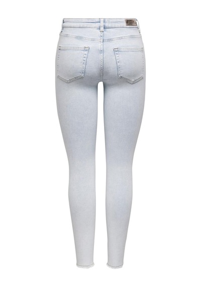 Only Kadın Pantolon Onlblush Mid Sk Raw Ak Rea298 Noos-22082-Mavi